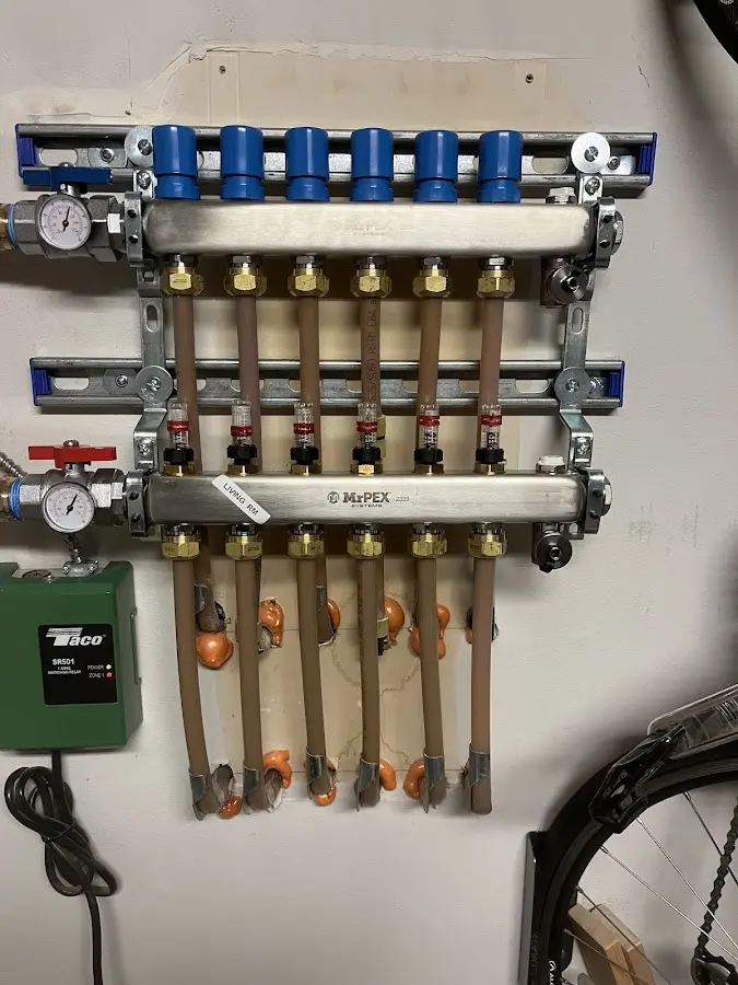 Plumber performing Water Heater Repair at a residential property in South Toms River